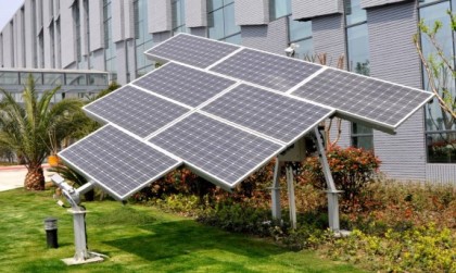 Solar Single Axle Automatic Tracking Mounting System